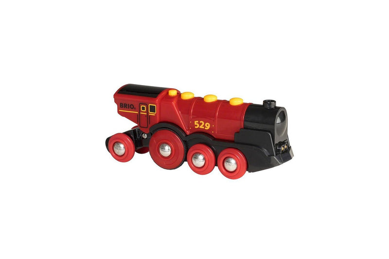 Brio Mighty Red Action Locomotive Childrens Interactive Pretend Play Toy 3+