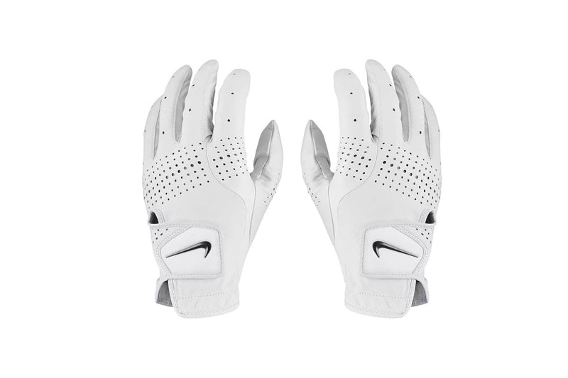 Nike Tour Classic III Leather Golf Glove (White/Black) (L)