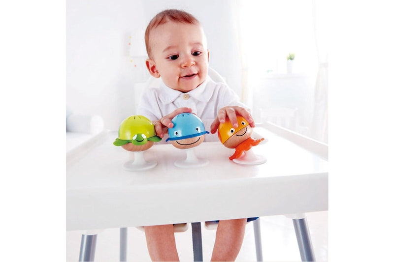 Hape: Stay-Put Rattle Set