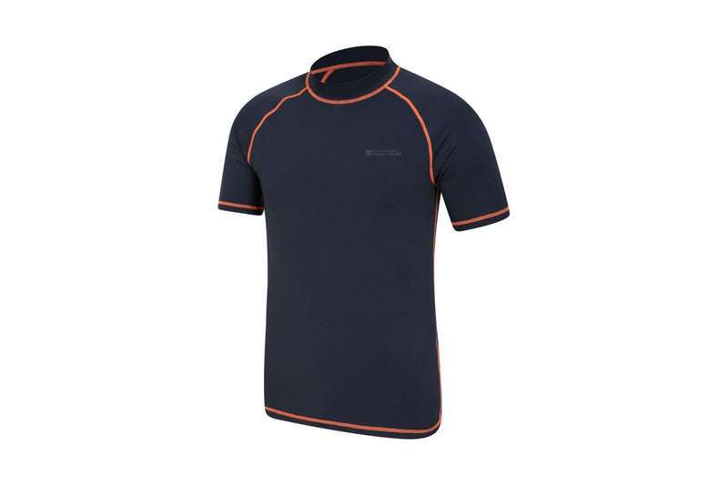 Mountain Warehouse Mens Rash Guard (Pack of 2) (Navy) (XS)