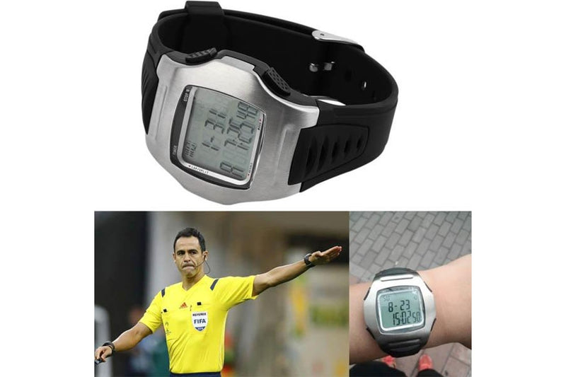 Tf7301 Multi Purpose Soccer Timer Watch Stopwatch For Football Coach Sports Fitness Silver - Standard