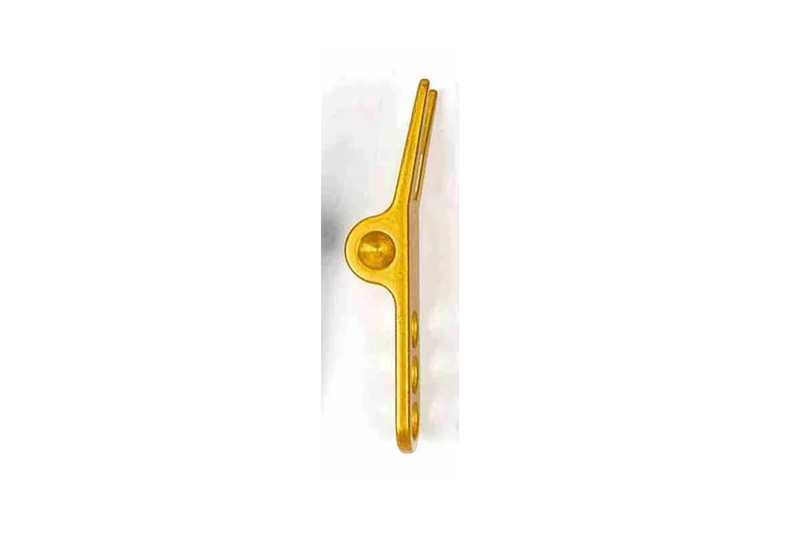 2 Sets of Golf Fork Green Pitch Divot Tool Turf Repair Yellow - Standard