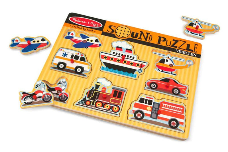 Melissa & Doug: Vehicle - Sound Puzzle