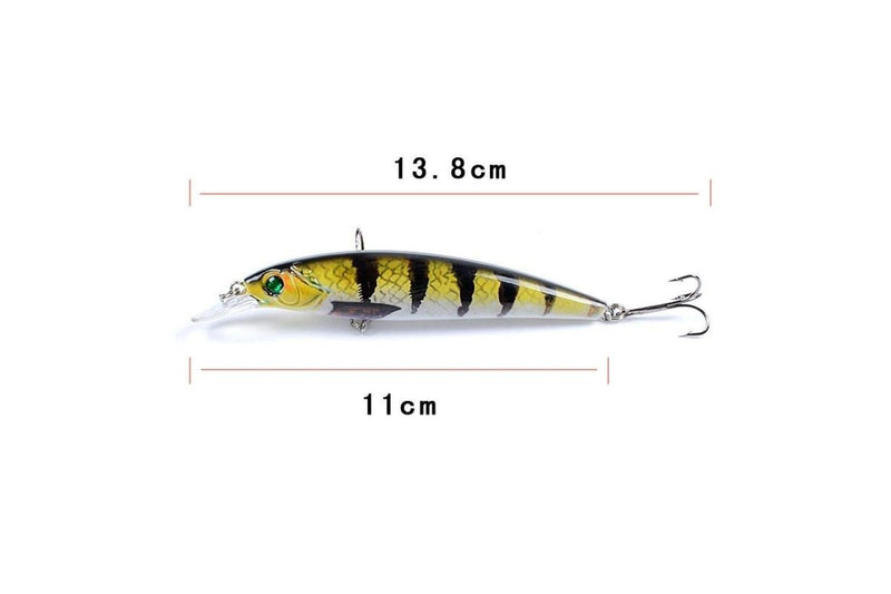 11cm/11.5g Painted Bionic Fishing Bait 14 Colour