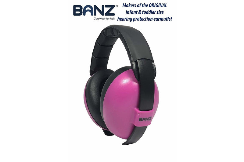 Banz: Baby Earmuffs - Magenta (2 & under)