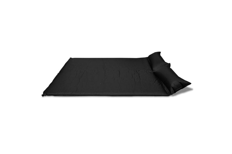 Black Self-inflating Sleeping Mat 190 x 130 x 5 Cm (double) Kblkb