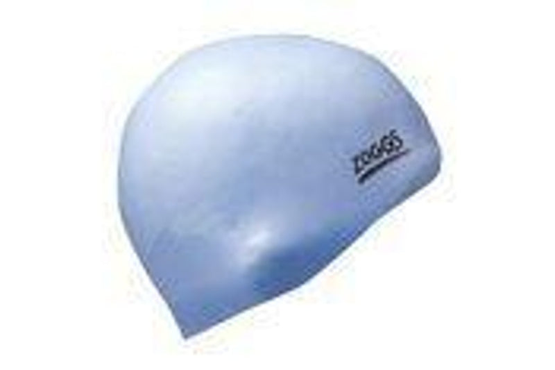 Zoggs Easy Fit Silicone Swim Cap Swimming Silicone Hat - Solid Assorted Colours