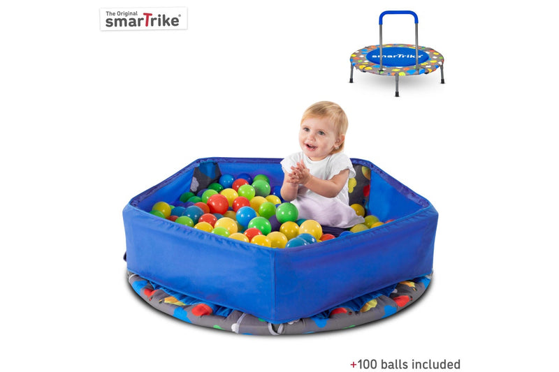 SmarTrike: 3-in-1 Activity Center - Trampoline & Ball Pit