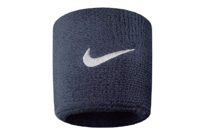 Nike Unisex Adults Swoosh Wristband (Set Of 2) (Navy) (One Size)