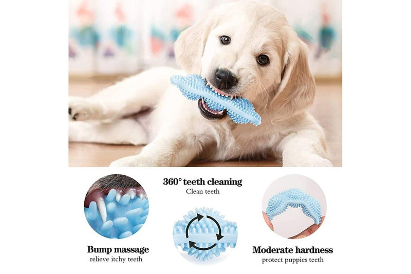 Portable Non-toxic Teeth Cleaning Soft Rubber Dog Chew Toy