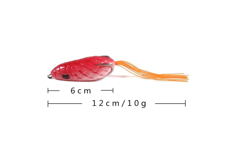 5 Piece Hengjia Fo035 Snake Skin Thunder Brogue Dummy Bait Set 6cm 10g