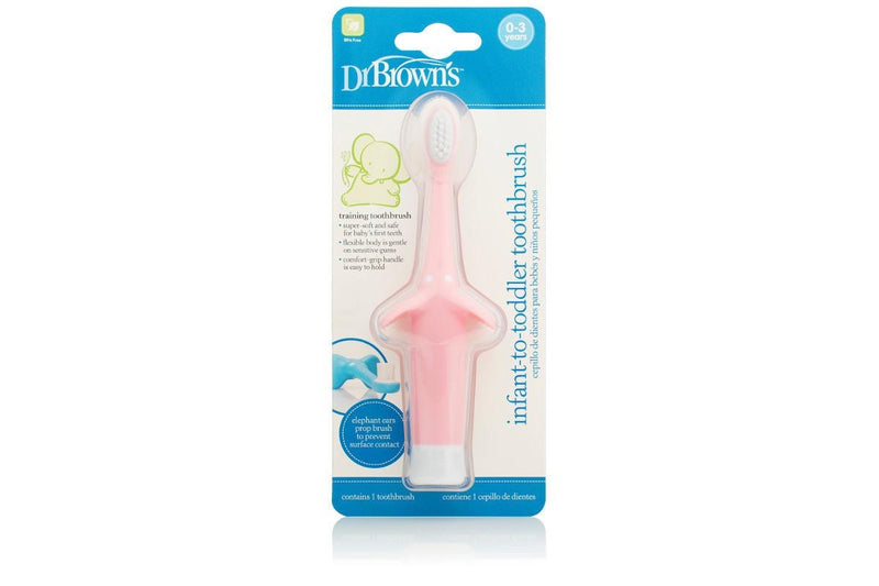 Dr Brown's: Infant-to-Toddler Toothbrush - Pink