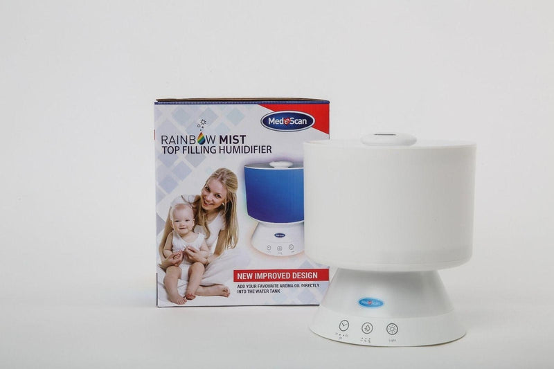 Medescan: Top Filling Rainbow Mist Humidifier