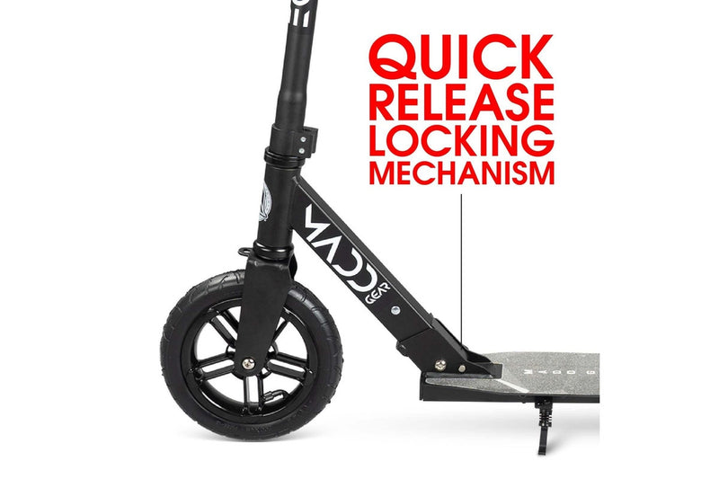 Madd Gear Renegade Wide Glide 200 Scooter - Black / White