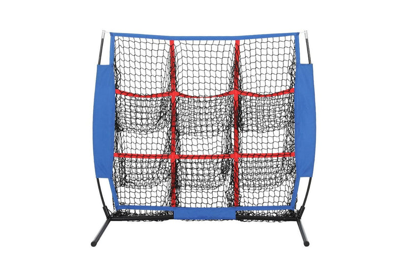 Everfit Football Net Baseball Pitching Soccer Goal Training Aid 9 Target Zone - One Size