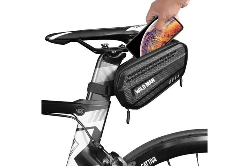 Es7 After The End Of Mountain Bicycle Saddle Package Hard Road Riding Bike Tail Bag Packet Black - Standard