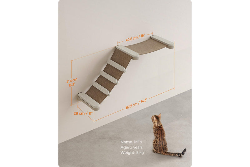 Feandrea Clickat Wall Mounted Cat Climbing Hammock