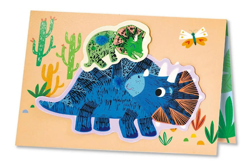 Avenir: Scratch Greeting Card Set - Dinos