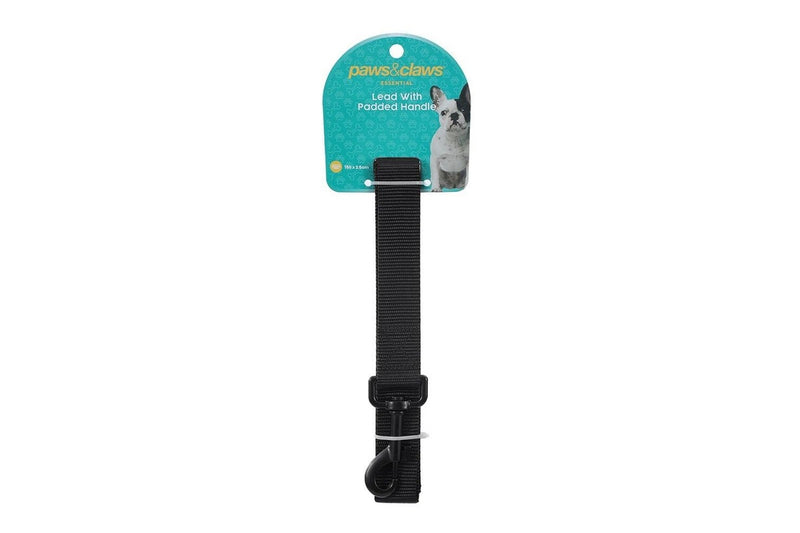 3x Paws & Claws Essentials Dog Lead 150cm Leash w Cafe Padded Handle Assorted