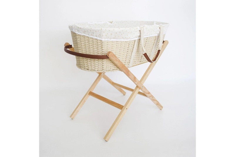 Nestling: Moses Basket Folding Stand - Natural