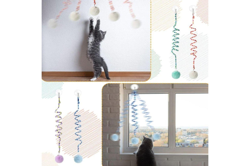 Spring Cat Toy Interactive Hanging Door Toy