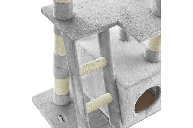 Zoomies Cat Tree Condo House -Light Grey