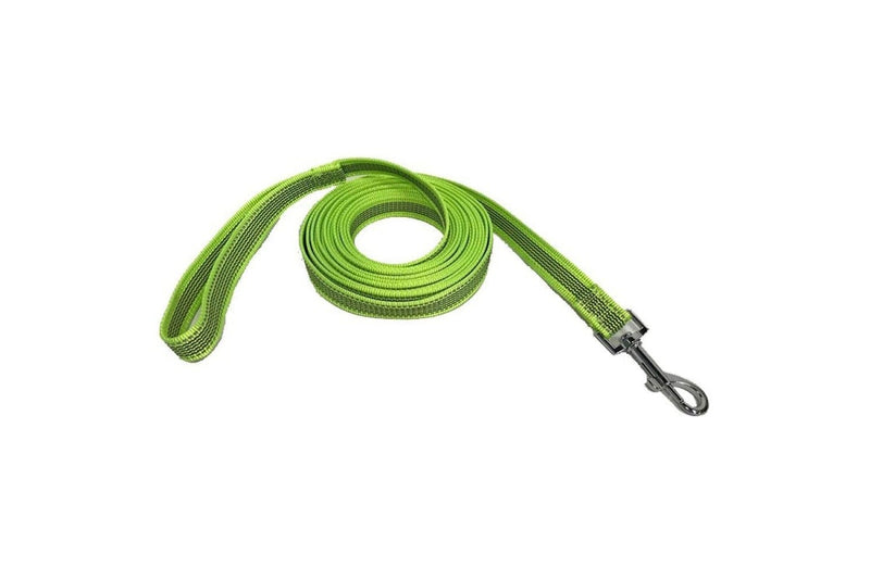 3m 5m 10m 15m Non-slip Rubber Reflective Leash - Green