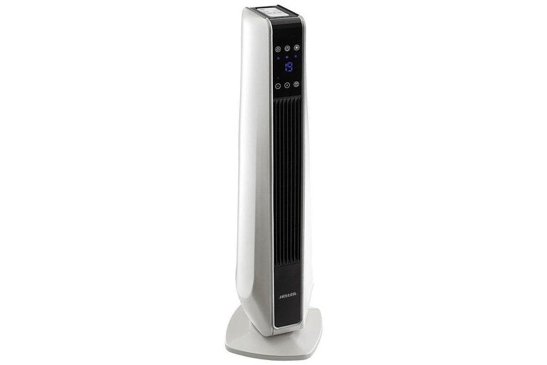 Heller 2400W Ceramic Tower Heater w/ Remote/Touch Screen/Thermostat/LED Display