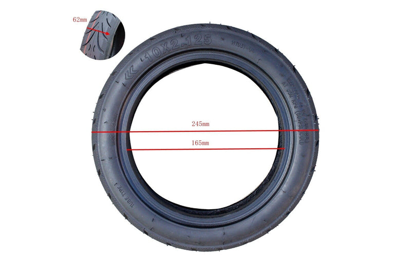 10 x 2.125 Tyre & Tube for Xiaomi Dragon Segway Nami Electric Scooter 10" tyre