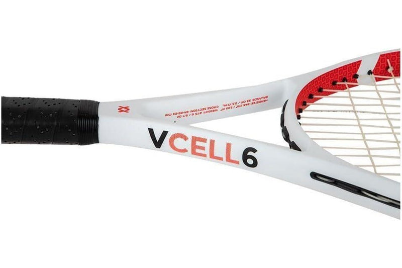 Volkl V-Cell 6 Tennis Racquet - Fully Strung Racket & Free Dampener - 4 3/8