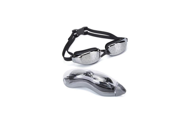 100 Uv Protection Unisex No Leaking Triathlon Swimming Goggles - Standard - Set Of 1