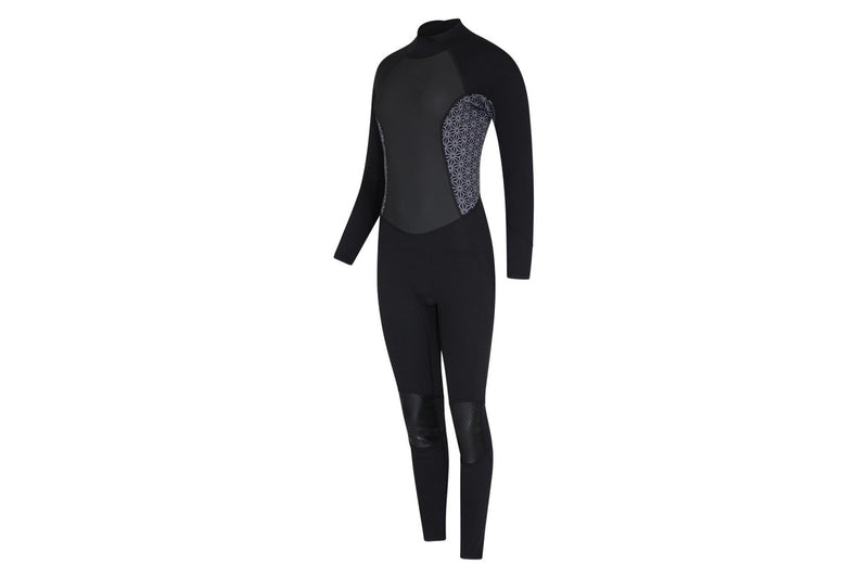 Mountain Warehouse Womens/Ladies Printed Full Wetsuit (Black) (8 UK - 10 UK)