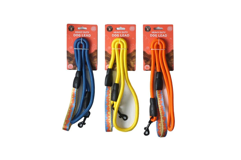 3x Dudley's World Of Pets Durable Heavy Duty Large Pet Dog Lead Leash Assorted