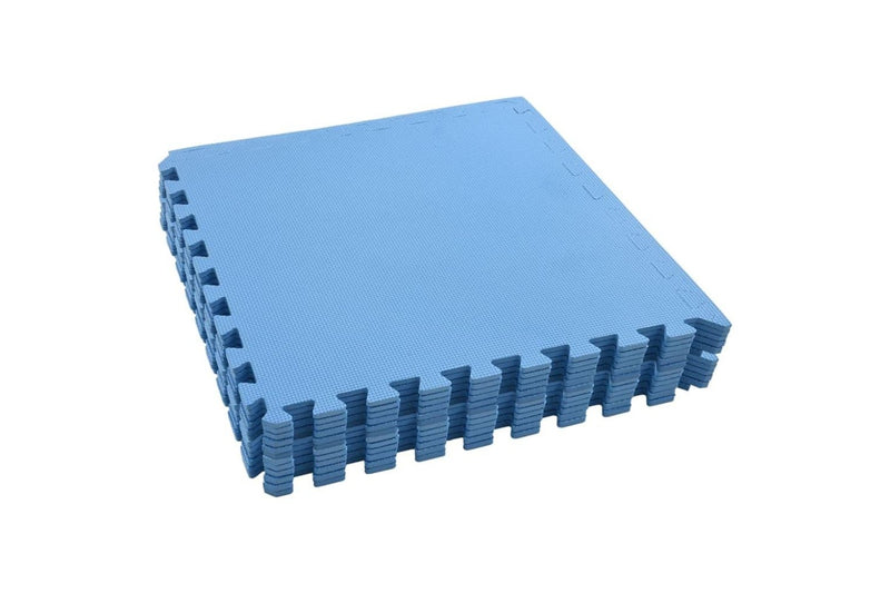 Floor Mats 12 Pcs Eva Foam Blue