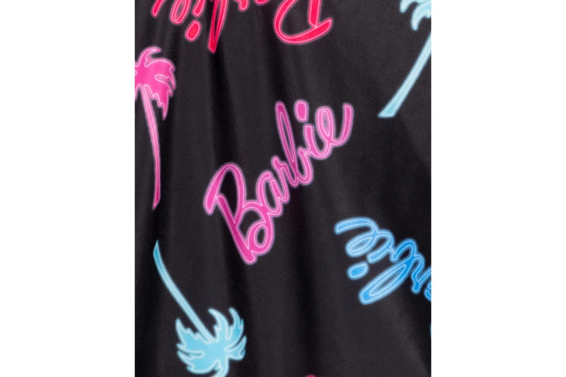 Barbie Womens/Ladies Palm Tree Logo One Piece Swimsuit (Black) (M)