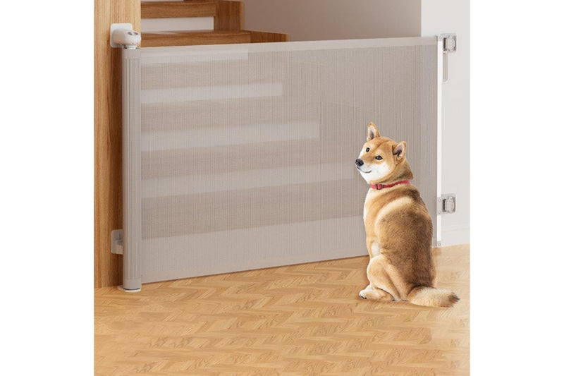 ZOOMIES Retractable Pet Door - Grey