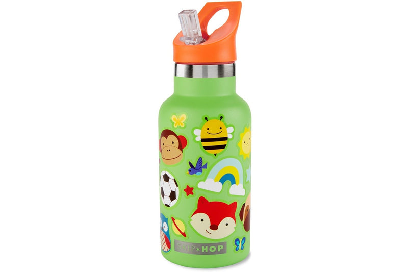 Skip Hop: Stainless Steel Canteen Bottle - Green (380ml)