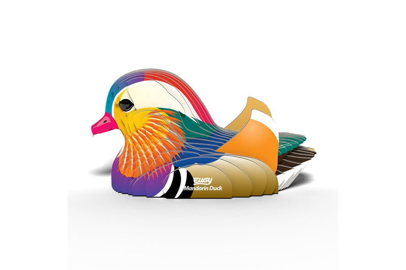 Eugy: Mandarin Duck - 3D Cardboard Model