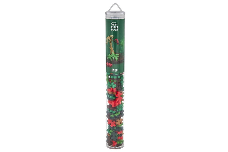 Plus-Plus: Jungle Mix Tube (100pc)