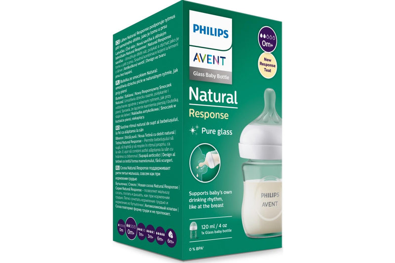 Avent: Natural Response Glass Bottle - 120ml (Single)