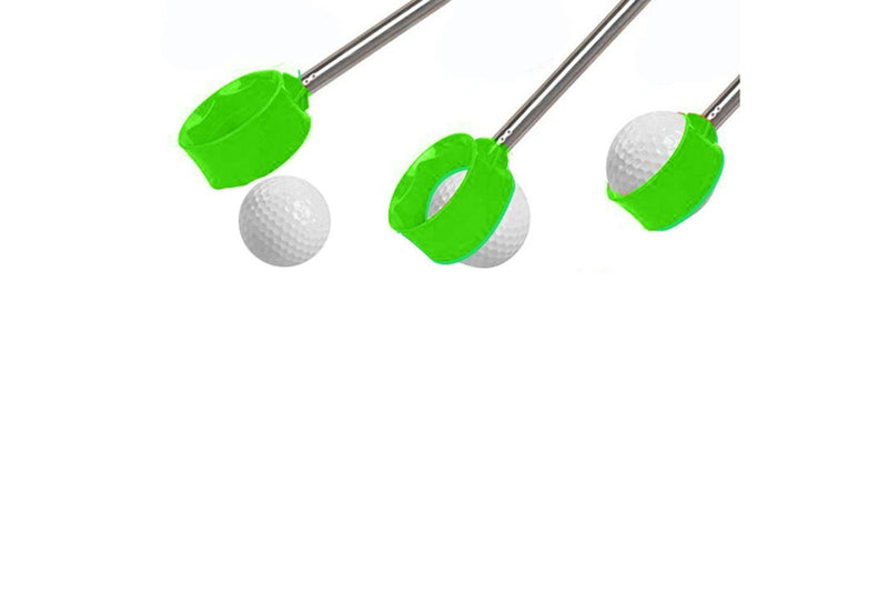 Telescopic Golf Ball Retriever Easy Pick Up Balls Golf Accessories Green