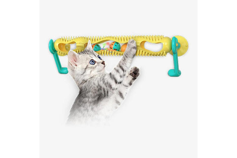 Interactive Tunnel Track Ball with Suction Cup Cats Toys