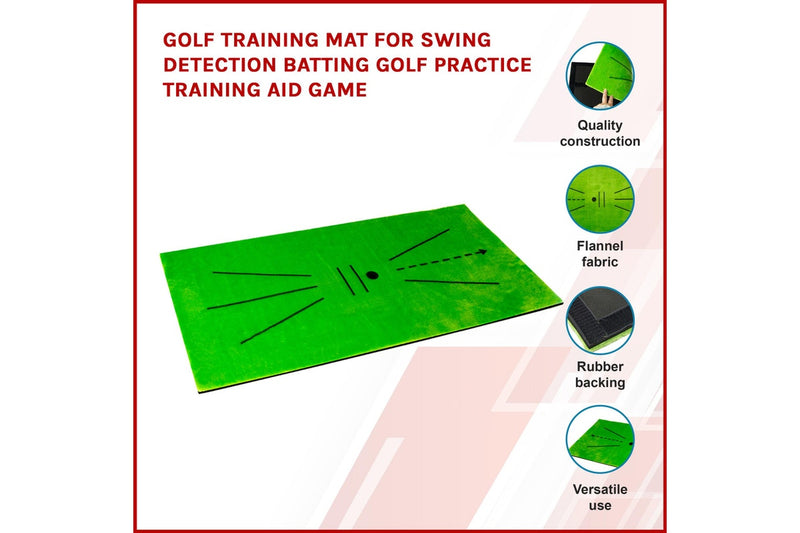 Golf Training Mat for Swing Detection Batting Golf Practice Training Aid Game