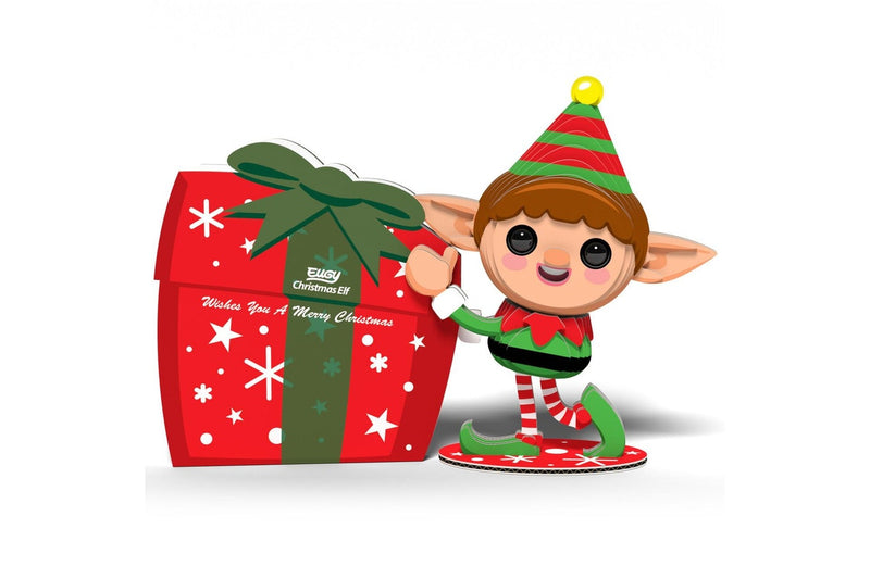 Eugy: Christmas Elf - 3D Cardboard Model