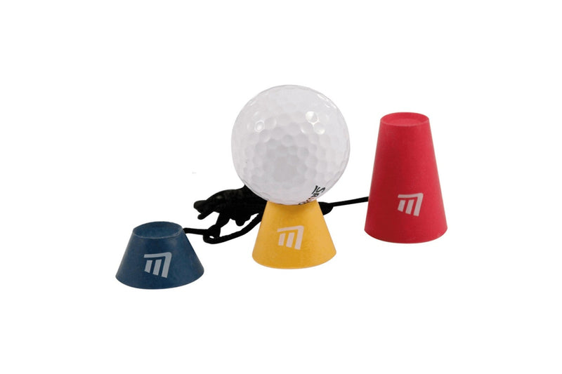 Masters Jumbo Pyramid Golf Tees (Red/Yellow/Blue) (One Size)