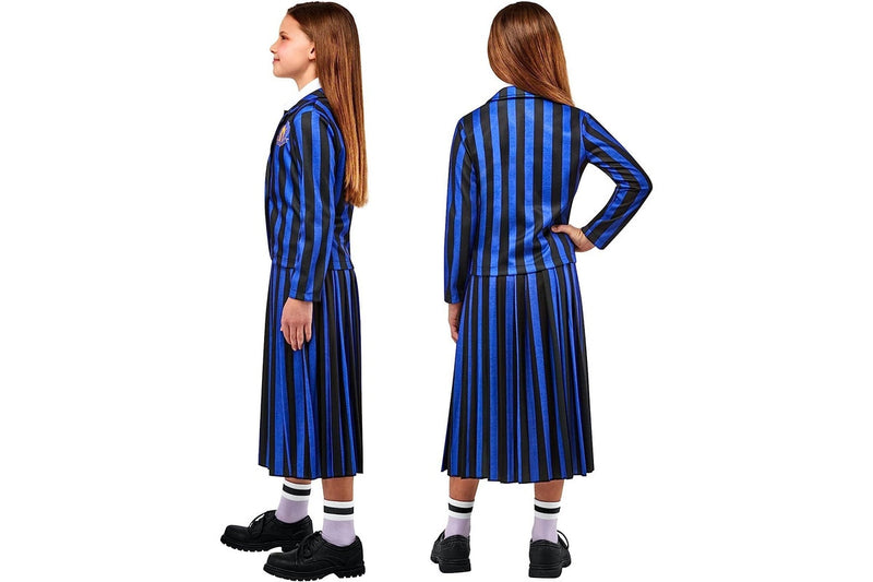 Wednesday (2023): Nevermore Academy - Blue Costume (Size: 8-10)