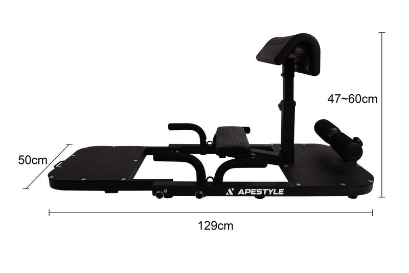 Ape Style Multifunctional Adjustable Height Gym Squat Machine