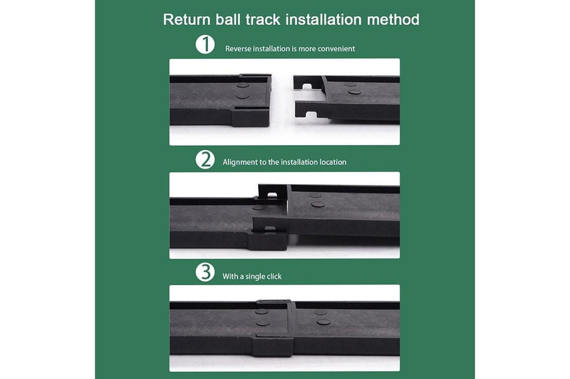 Golf Mini Putting Mat Push Rod Trainer 2.5M With Auto Ball Return Fairway Green