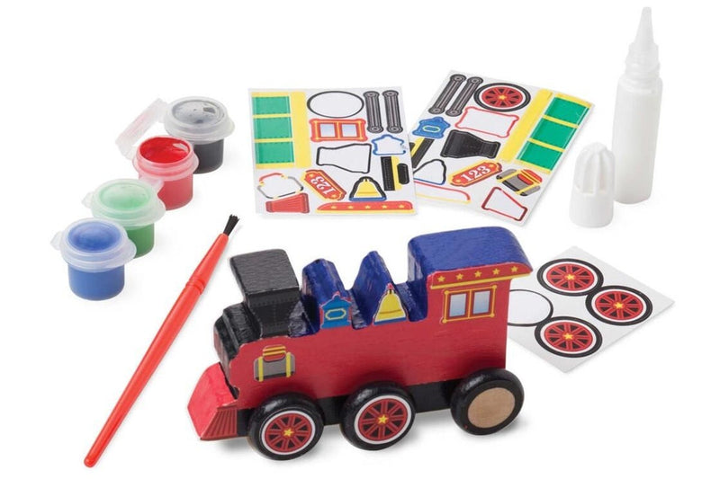 Melissa & Doug: Created by Me! Train Wooden Craft Kit