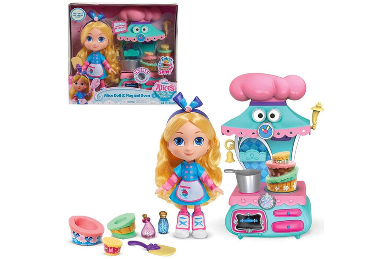 Alices Wonderland Bakery Alice Doll & Magical Ultimate Oven Kids Toy Playset 5+